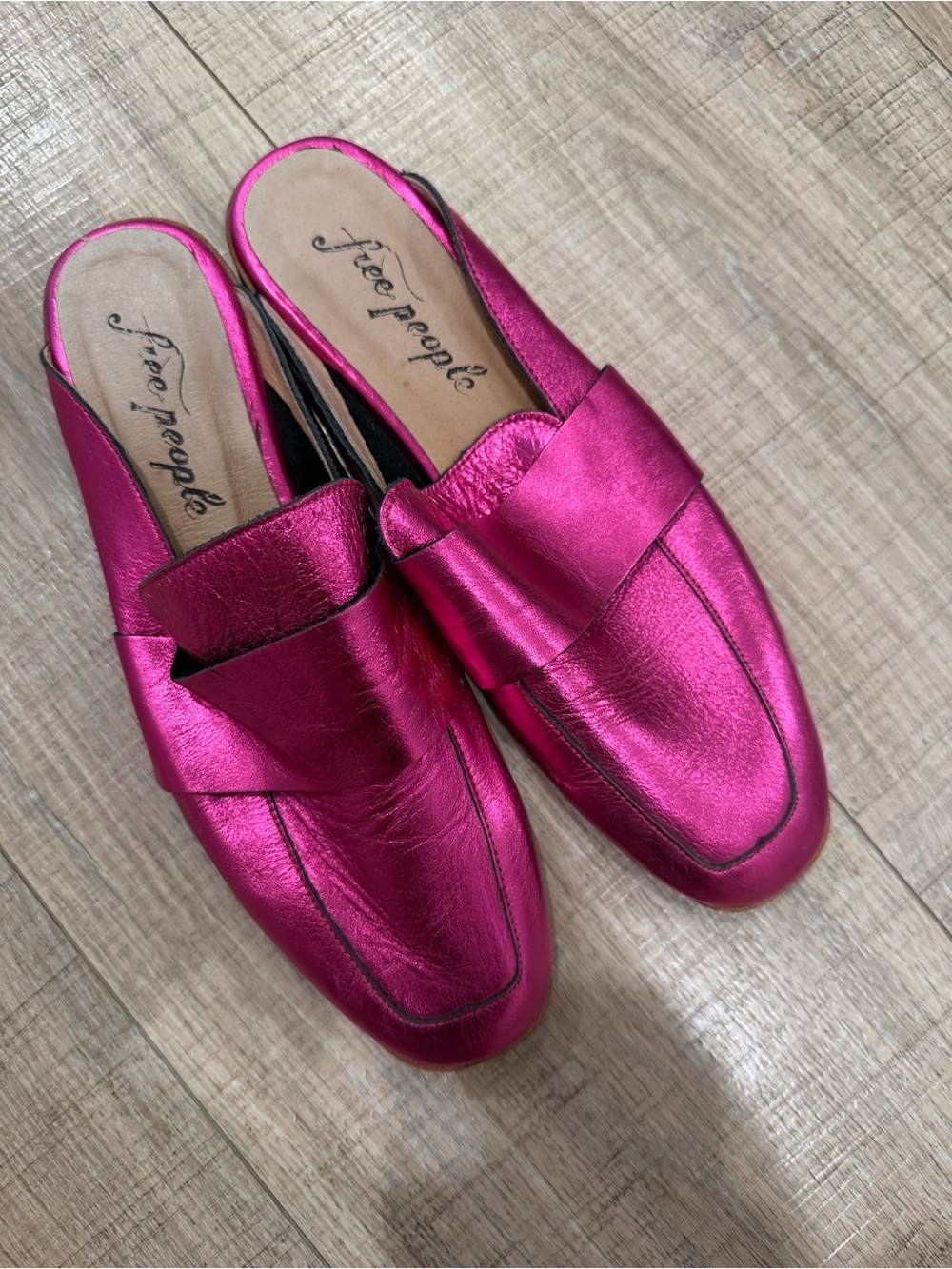 Free People At Ease Loafer Mule Pink
